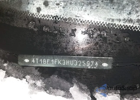 2017 Toyota Camry Se из США, поврежденный, VIN 4T1BF1FK3HU325974